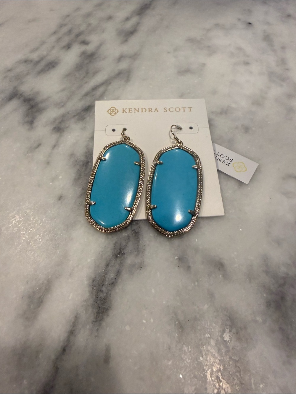 Kendra Scott Turquoise Danielle Drop Earrings